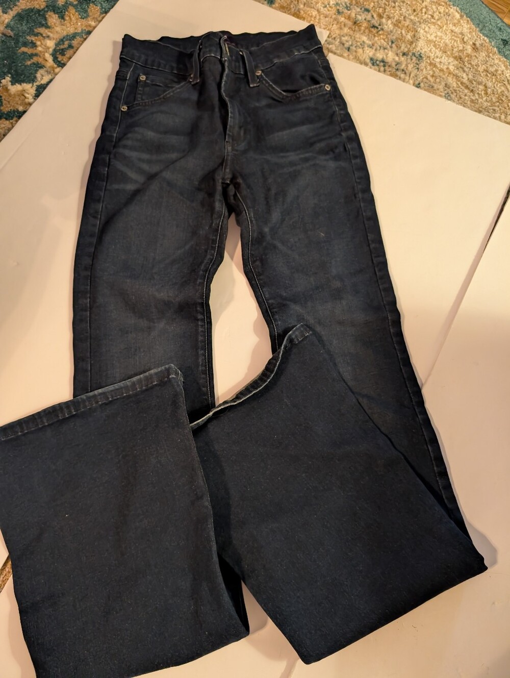 James Jeans Dark Indigo Bootcut Stretch Jeans Sz 2P